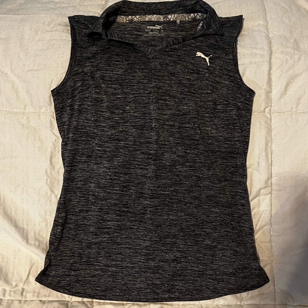 Puma Girls sleeveless Golf Shirt